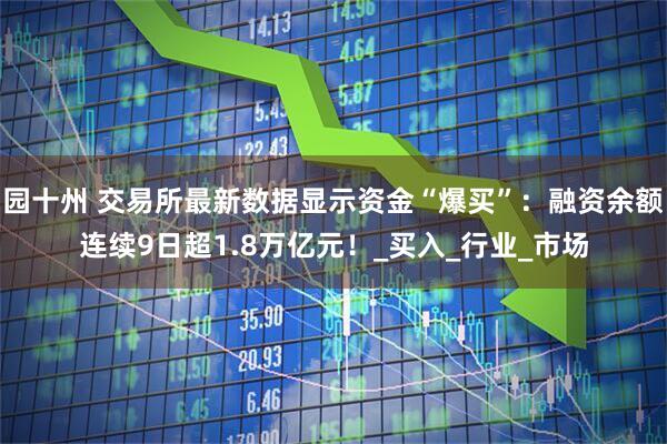 园十州 交易所最新数据显示资金“爆买”：融资余额连续9日超1.8万亿元！_买入_行业_市场
