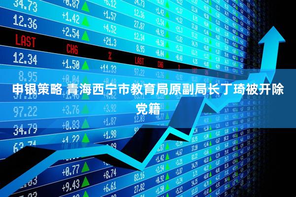 申银策略 青海西宁市教育局原副局长丁琦被开除党籍